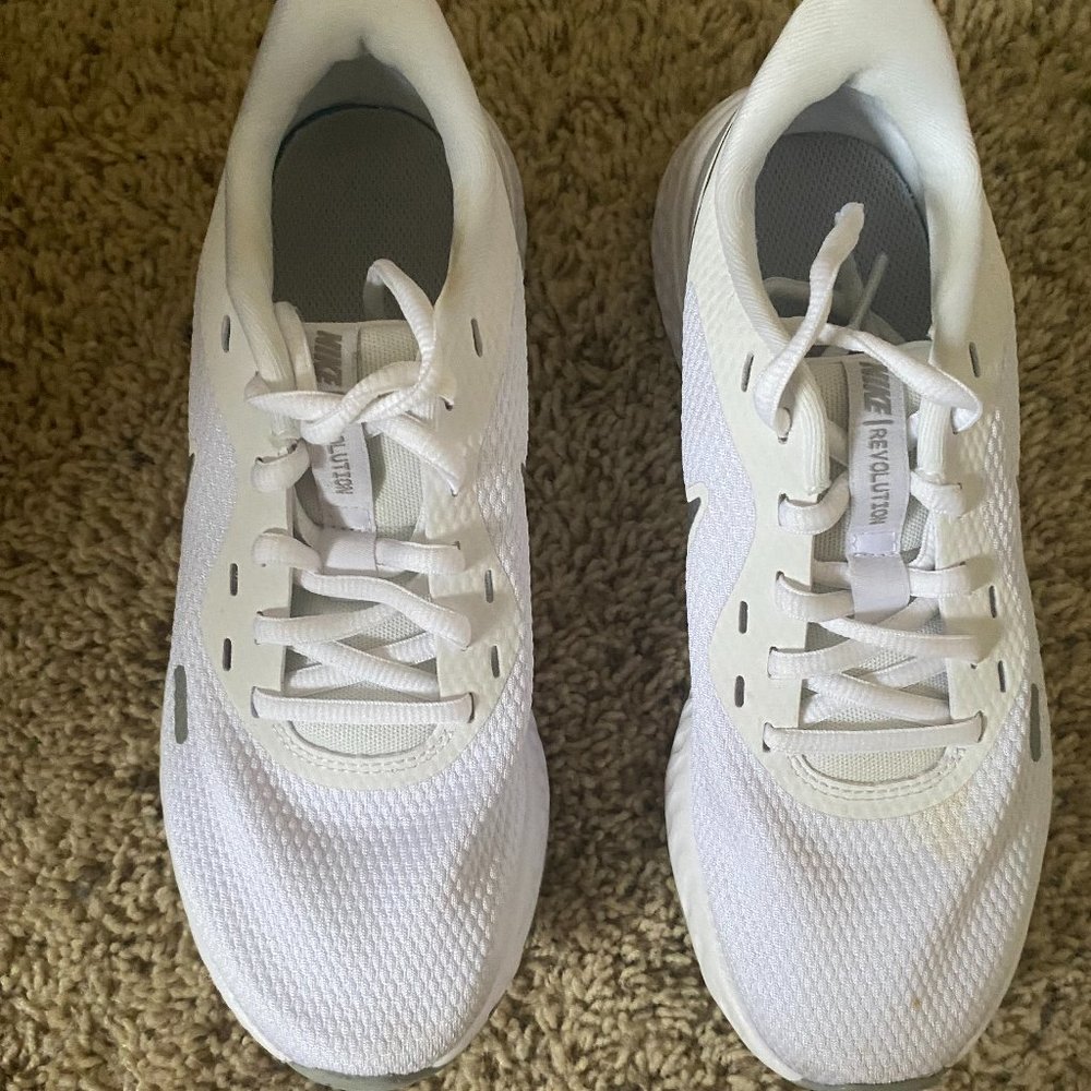 Nike Revolution running shoes white